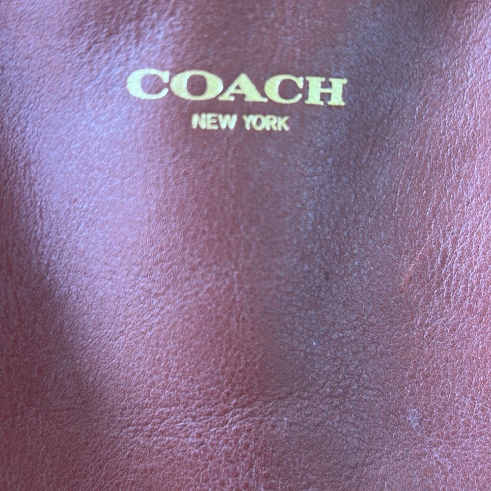 Coach Brown Leather Satchel with Gold Hardware - Picture 2 of 6